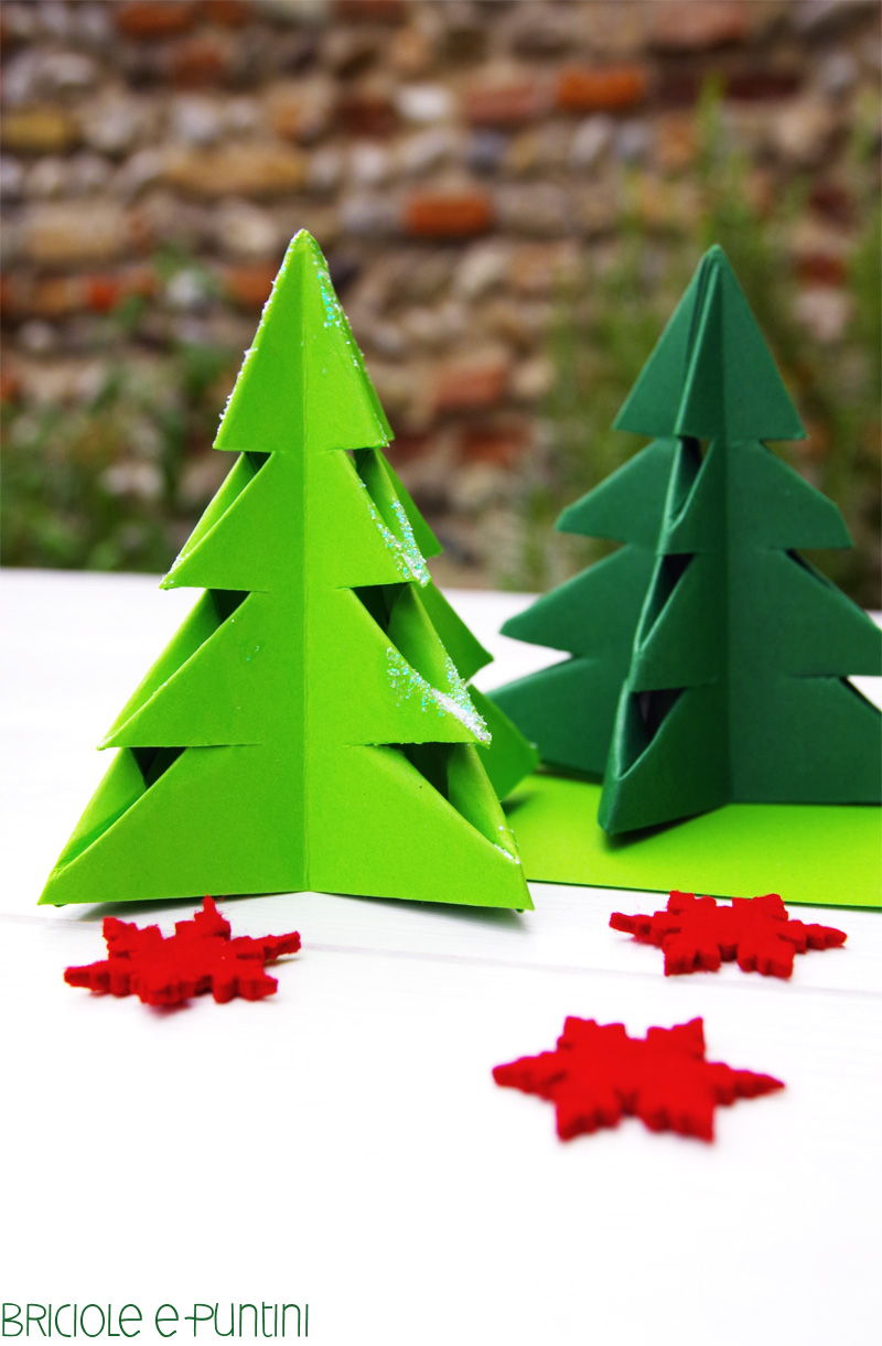 Origami Di Natale: Stella E Albero • Briciole E Puntini